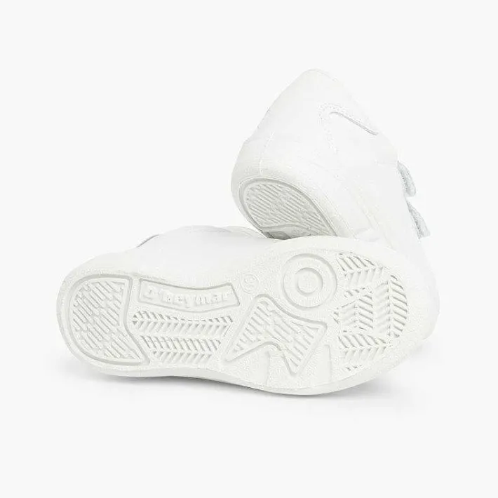 Zapatos Colegiales<Pisamonas Deportivas / Zapatillas De Deporte Niños Tallas Altas Color Blanco