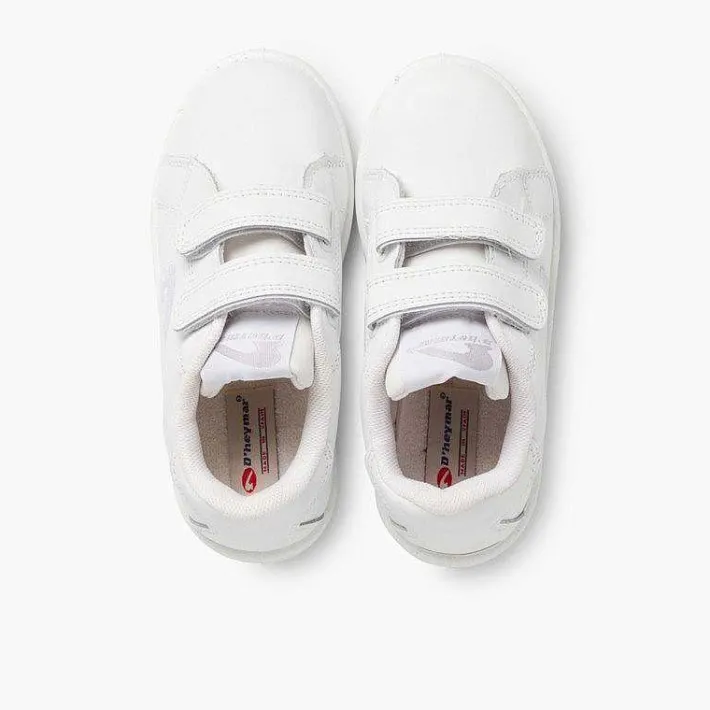 Zapatos Colegiales<Pisamonas Deportivas / Zapatillas De Deporte Niños Tallas Altas Color Blanco