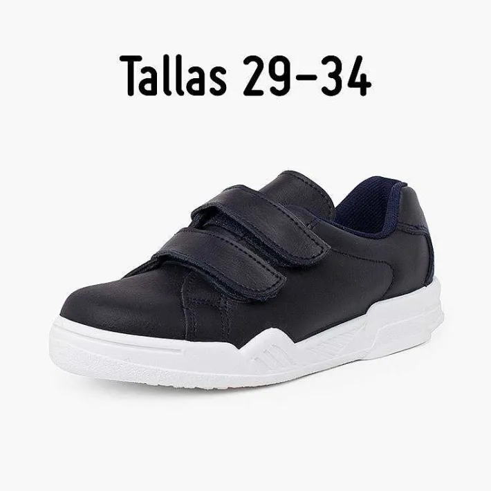 Zapatos Colegiales<Pisamonas Deportivas Bebe Y Niño Piel Lavable