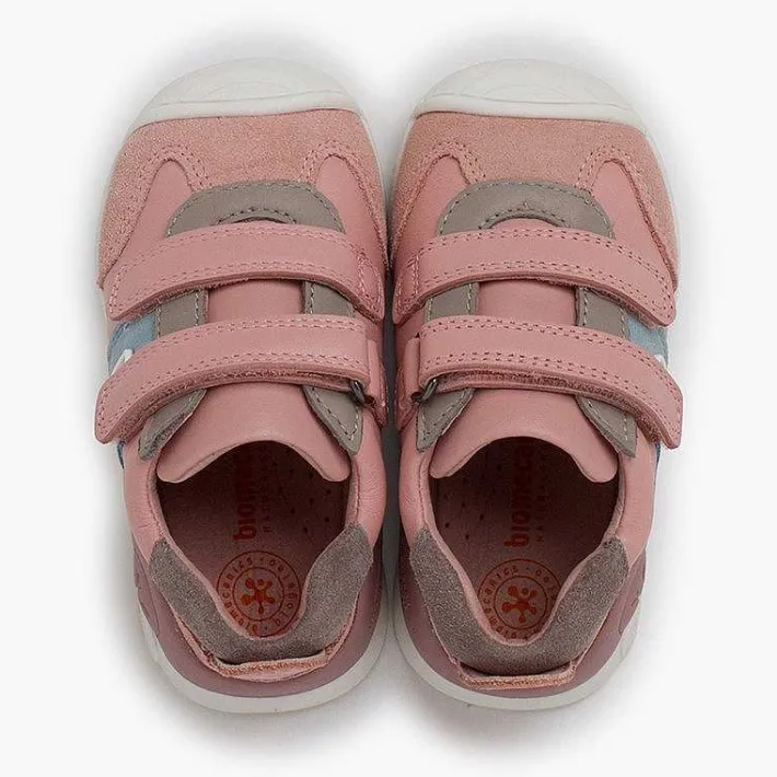 Zapatos Colegiales<Pisamonas Deportivas Niña Biomecanics Doble Cierre Adherente Color Rosa