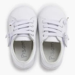 Zapatos Colegiales<Pisamonas Deportivas Piel Lavable Cordones Elasticos