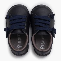 Zapatos Colegiales<Pisamonas Deportivas Piel Lavable Cordones Elasticos