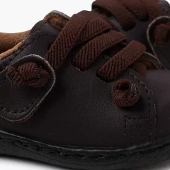 Zapatos Colegiales<Pisamonas Deportivas Piel Lavable Cordones Elasticos