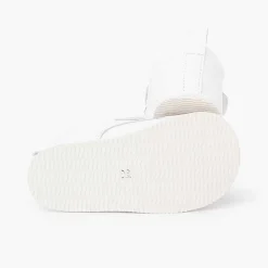 Zapatillas<Pisamonas Deportivas Piso Flexible Puntera Reforzada Color Blanco