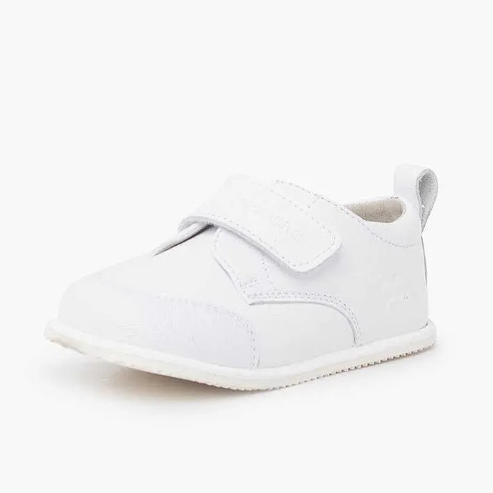 Zapatillas<Pisamonas Deportivas Piso Flexible Puntera Reforzada Color Blanco
