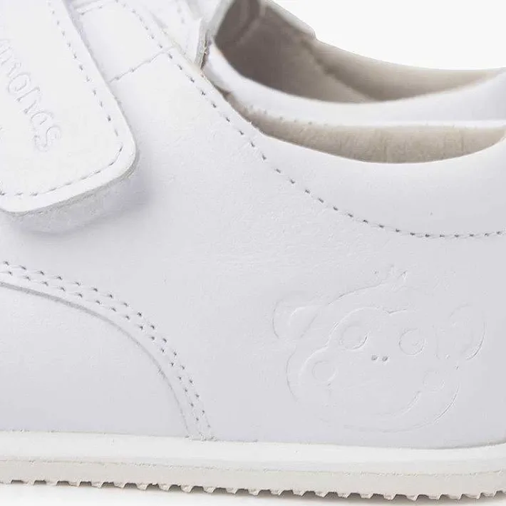 Zapatillas<Pisamonas Deportivas Piso Flexible Puntera Reforzada Color Blanco