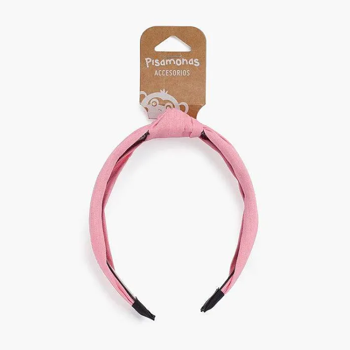 Para El Pelo<Pisamonas Diadema Ancha Nudo Lino