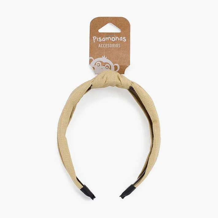 Para El Pelo<Pisamonas Diadema Ancha Nudo Lino