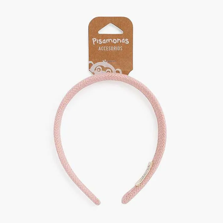 Para El Pelo<Pisamonas Diadema Ancha Tela De Saco