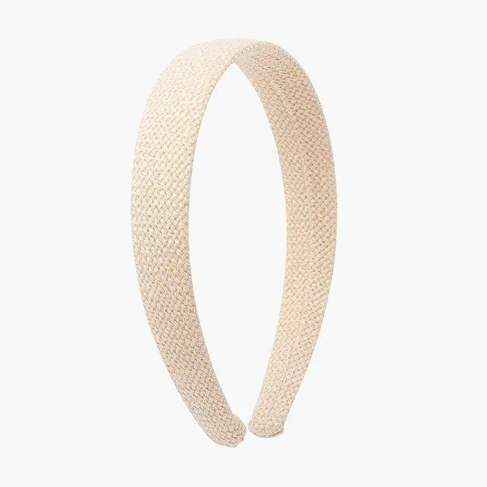 Para El Pelo<Pisamonas Diadema Ancha Tela De Saco