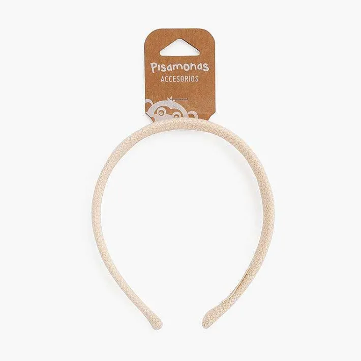 Para El Pelo<Pisamonas Diadema Ancha Tela De Saco