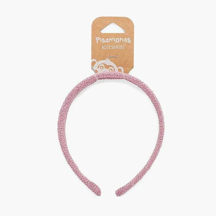Para El Pelo<Pisamonas Diadema Ancha Tela De Saco
