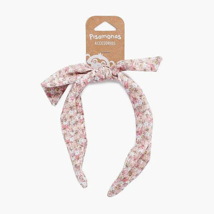 Para El Pelo<Pisamonas Diadema Con Flores Lazo