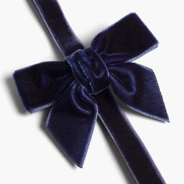 Para El Pelo<Pisamonas Diadema Elastica De Terciopelo Con Lazo