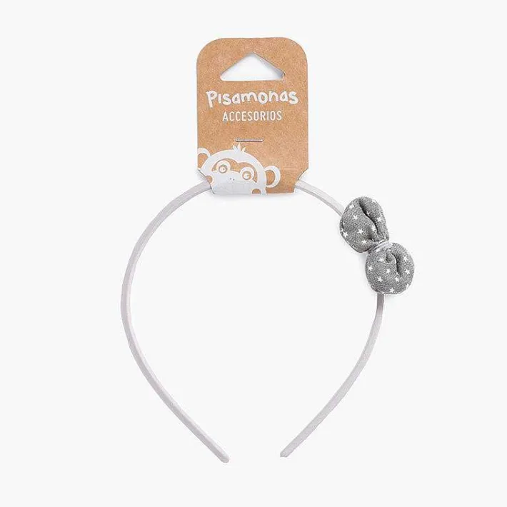 Para El Pelo<Pisamonas Diadema Fina Lazo Con Estrellitas