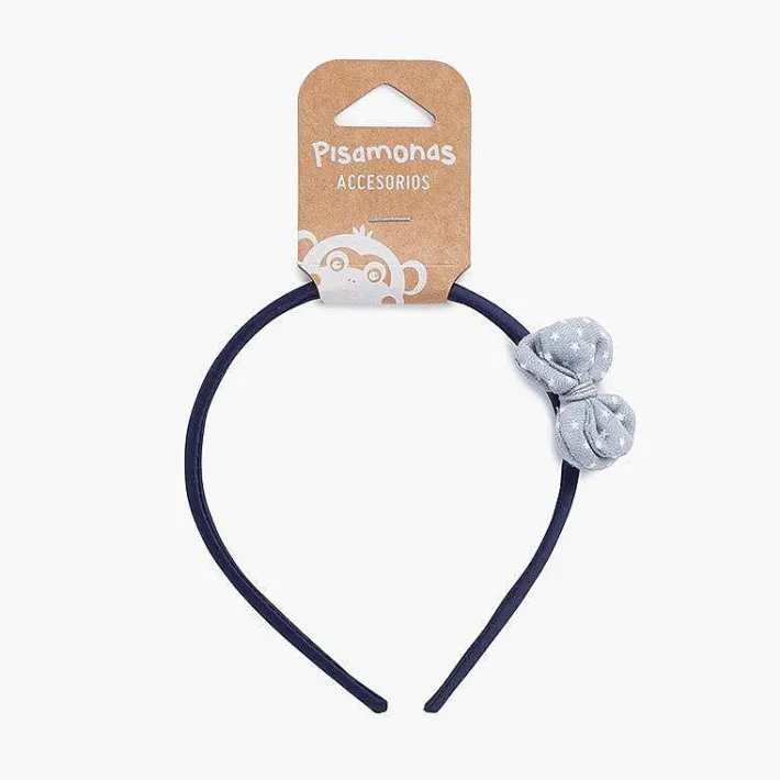 Para El Pelo<Pisamonas Diadema Fina Lazo Con Estrellitas