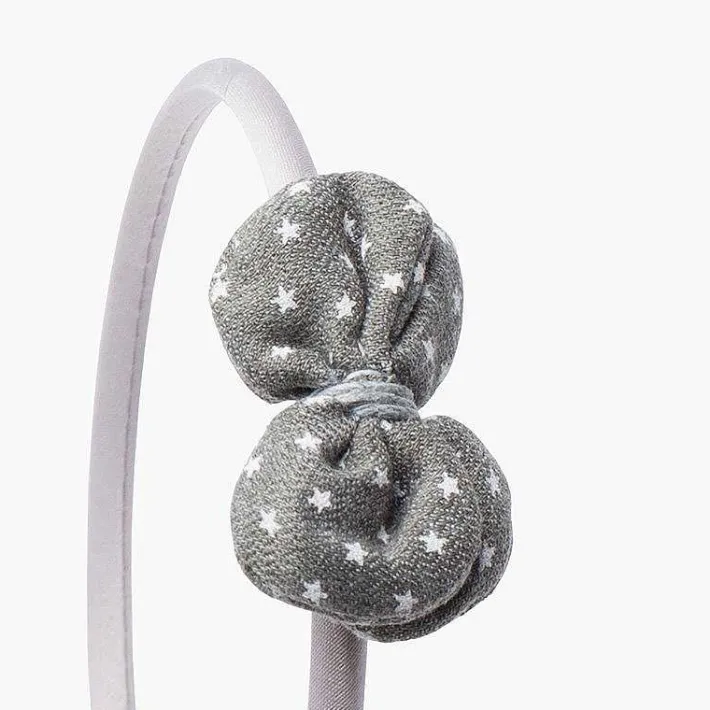 Para El Pelo<Pisamonas Diadema Fina Lazo Con Estrellitas