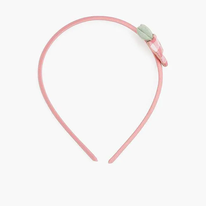 Para El Pelo<Pisamonas Diadema Fina Zanahoria Vichy
