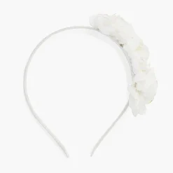 Para El Pelo<Pisamonas Diadema Flores Bordes Quemados