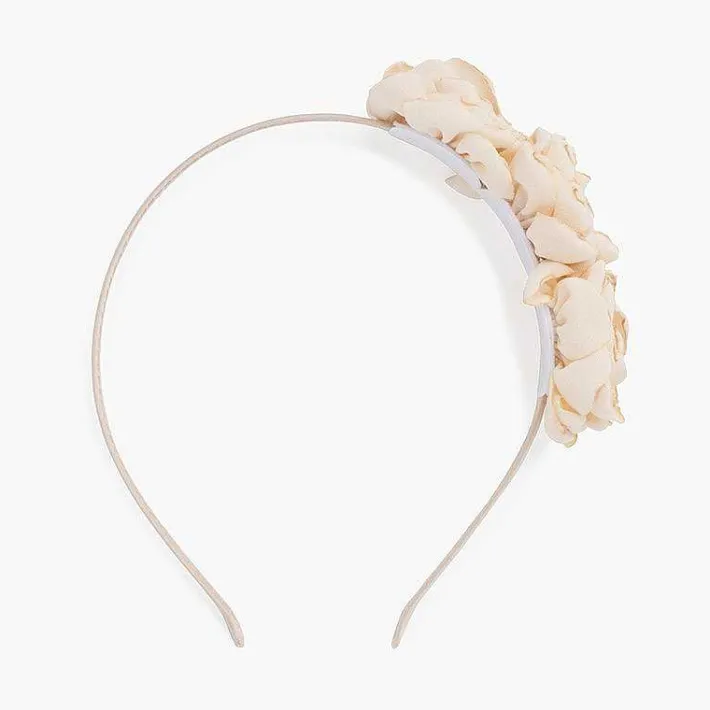 Para El Pelo<Pisamonas Diadema Flores Bordes Quemados