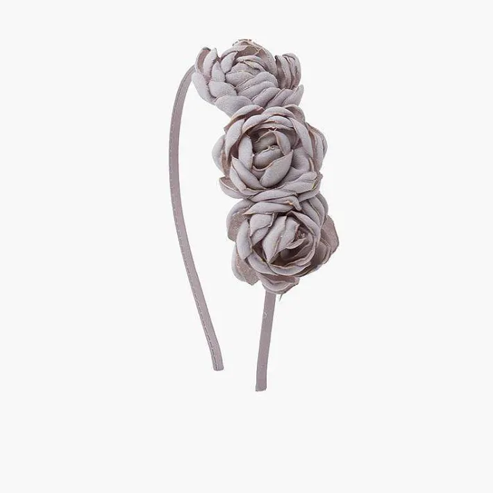 Para El Pelo<Pisamonas Diadema Flores Bordes Quemados