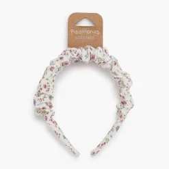 Para El Pelo<Pisamonas Diadema Fruncida Flores Liberty