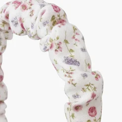 Para El Pelo<Pisamonas Diadema Fruncida Flores Liberty