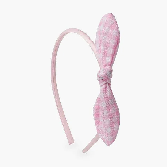 Para El Pelo<Pisamonas Diadema Lazo Orejitas Vichy