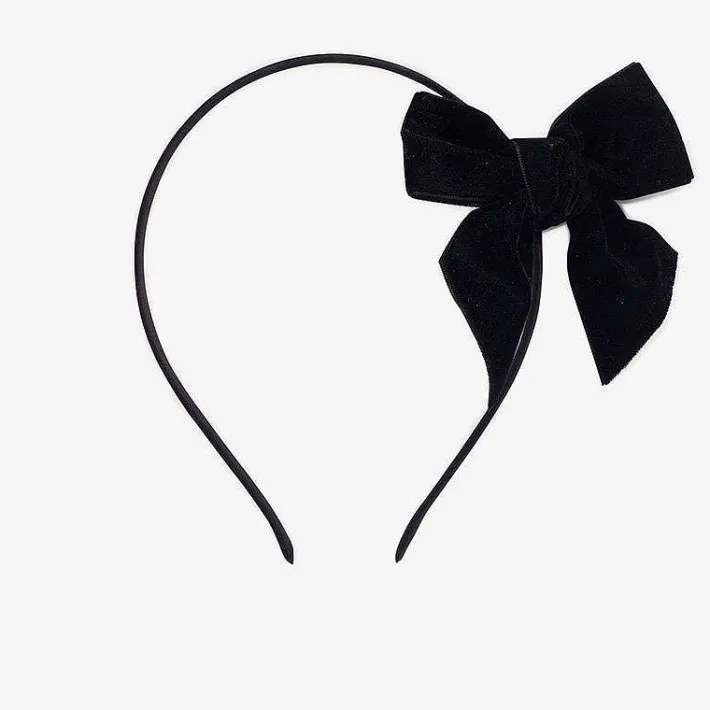 Para El Pelo<Pisamonas Diadema Raso Con Lazo Terciopelo