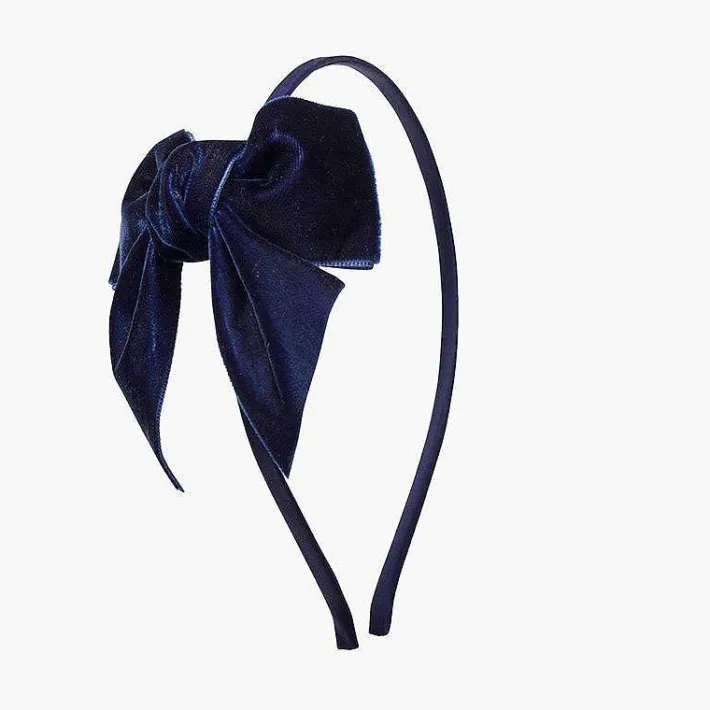 Para El Pelo<Pisamonas Diadema Raso Con Lazo Terciopelo