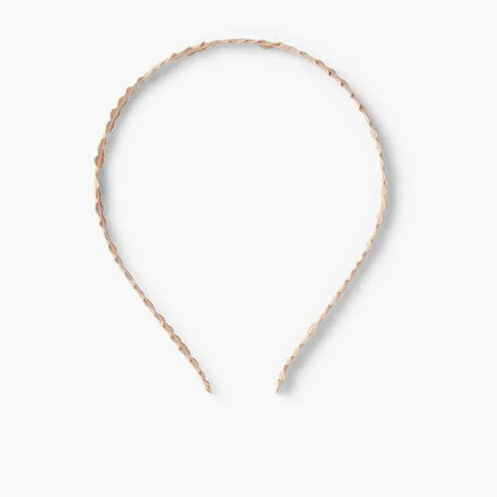 Para El Pelo<Pisamonas Diadema Rigida Tela Fruncida