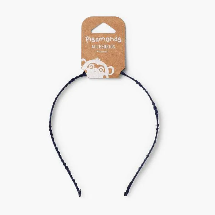 Para El Pelo<Pisamonas Diadema Rigida Tela Fruncida