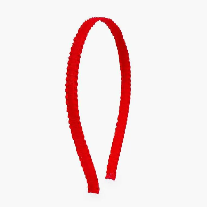 Para El Pelo<Pisamonas Diadema Rigida Tela Fruncida