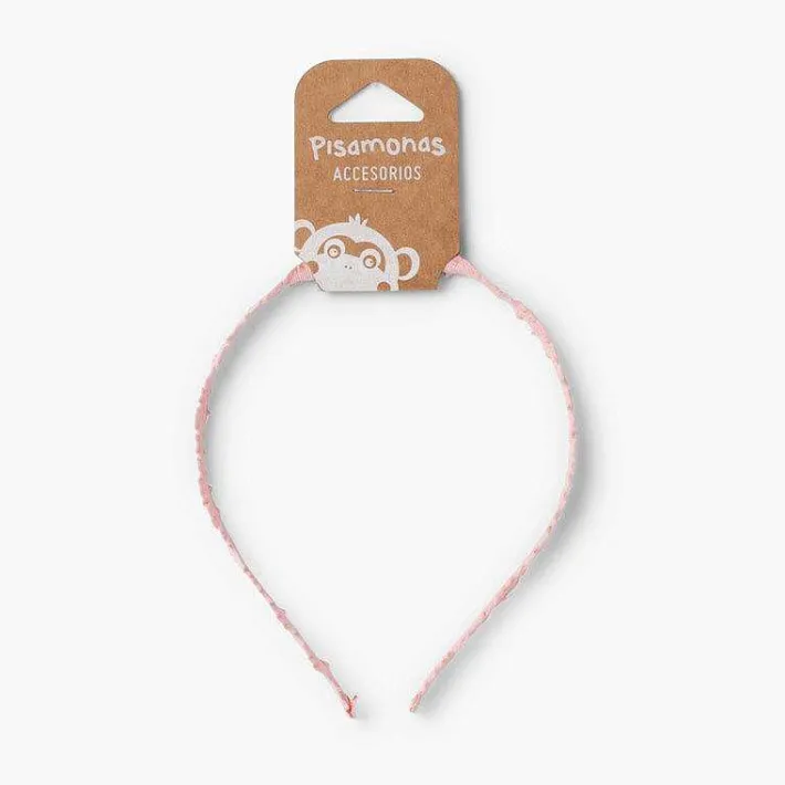 Para El Pelo<Pisamonas Diadema Rigida Tela Fruncida