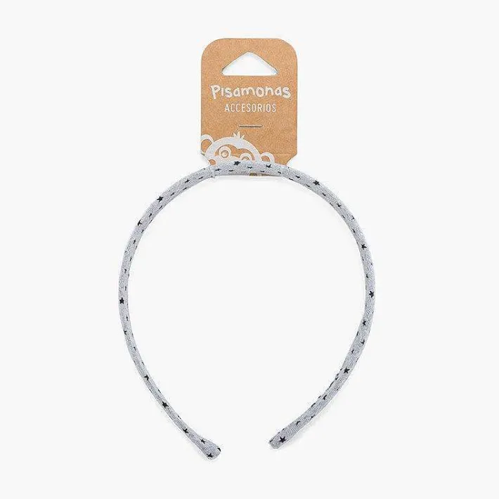 Para El Pelo<Pisamonas Diadema Tela Estrellitas