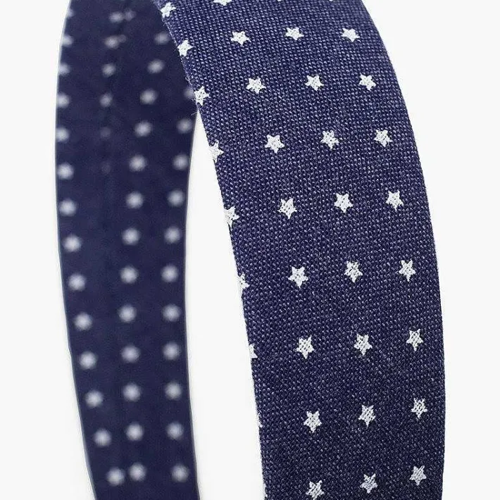 Para El Pelo<Pisamonas Diadema Tela Estrellitas