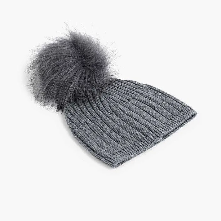 Leotardos Y Textil Condor<Pisamonas Gorro Borla Con Pompon Pelo