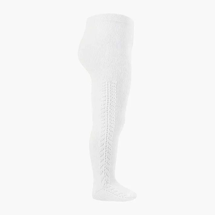 Leotardos Y Textil Condor<Pisamonas Leotardos Algodon Calado Calido Lateral