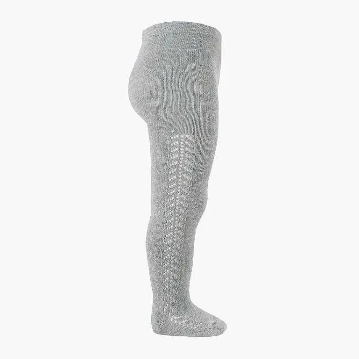 Leotardos Y Textil Condor<Pisamonas Leotardos Algodon Calado Calido Lateral