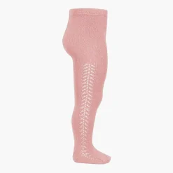 Leotardos Y Textil Condor<Pisamonas Leotardos Algodon Calado Calido Lateral