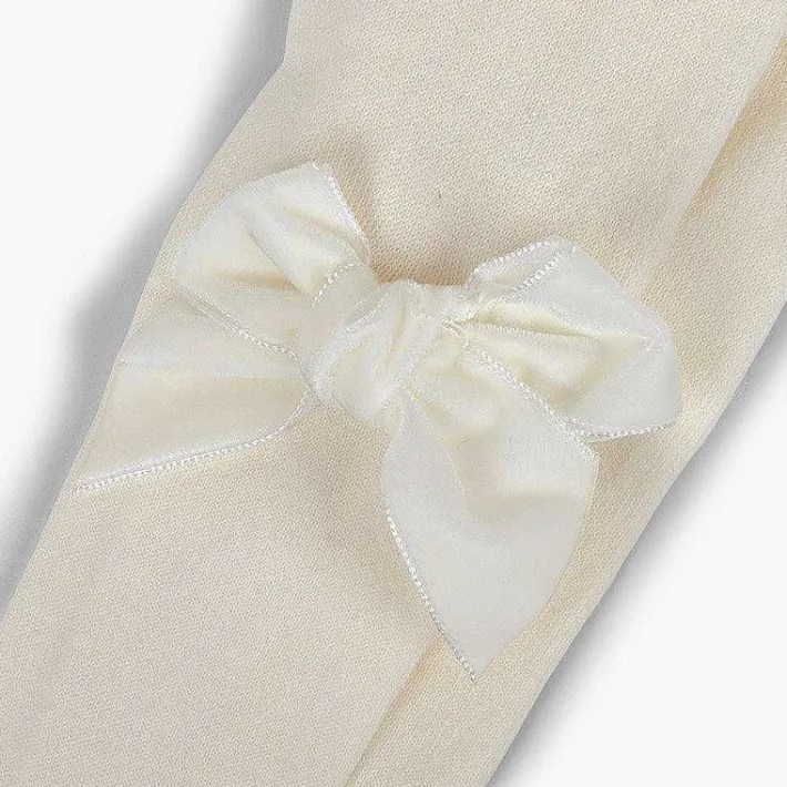 Leotardos Y Textil Condor<Pisamonas Leotardos Con Lazo Terciopelo