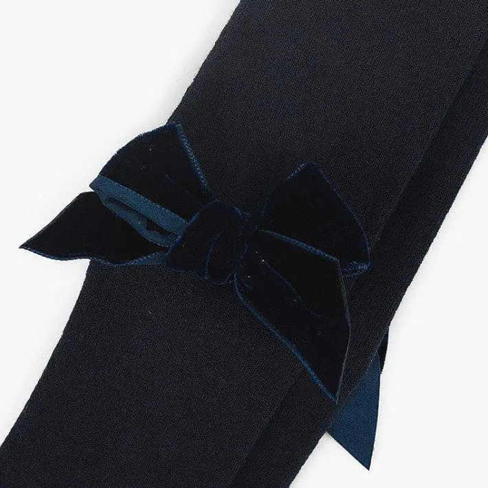 Leotardos Y Textil Condor<Pisamonas Leotardos Con Lazo Terciopelo