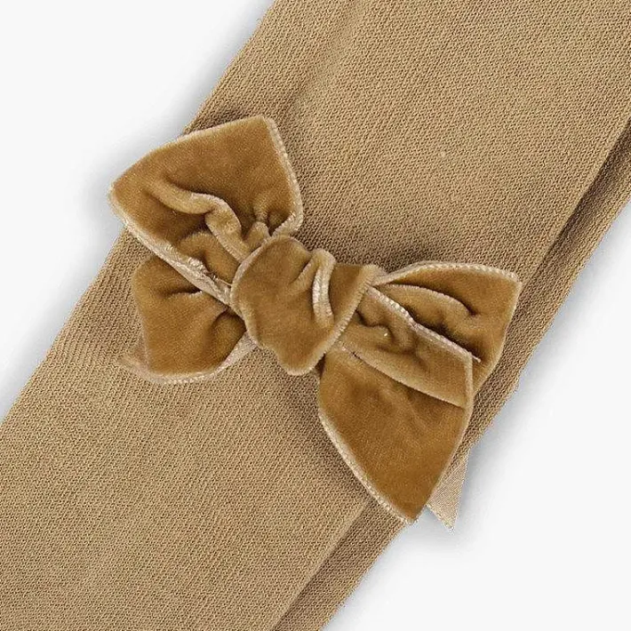 Leotardos Y Textil Condor<Pisamonas Leotardos Con Lazo Terciopelo