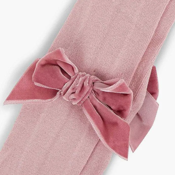 Leotardos Y Textil Condor<Pisamonas Leotardos Con Lazo Terciopelo