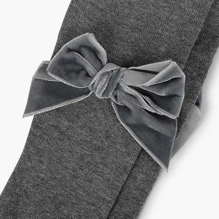 Leotardos Y Textil Condor<Pisamonas Leotardos Con Lazo Terciopelo