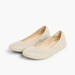 Bailarinas<Pisamonas Manoletinas De Lino Metalizado