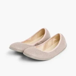 Bailarinas<Pisamonas Manoletinas De Lino Metalizado