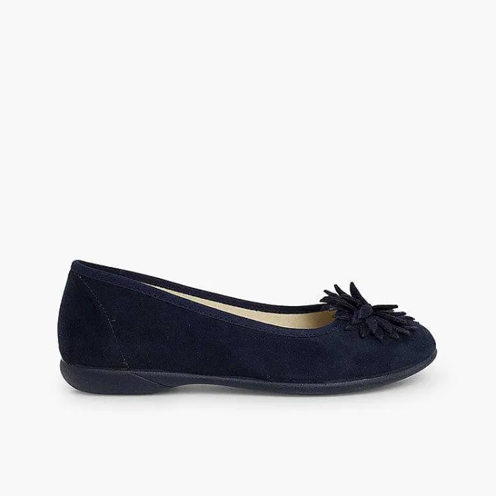 Bailarinas<Pisamonas Manoletinas Niña Y Mujer Con Flor