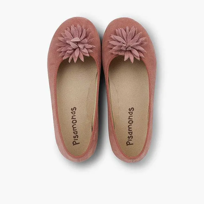 Bailarinas<Pisamonas Manoletinas Niña Y Mujer Con Flor