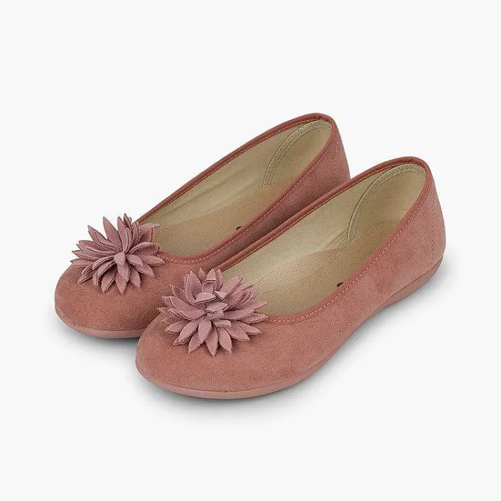 Bailarinas<Pisamonas Manoletinas Niña Y Mujer Con Flor